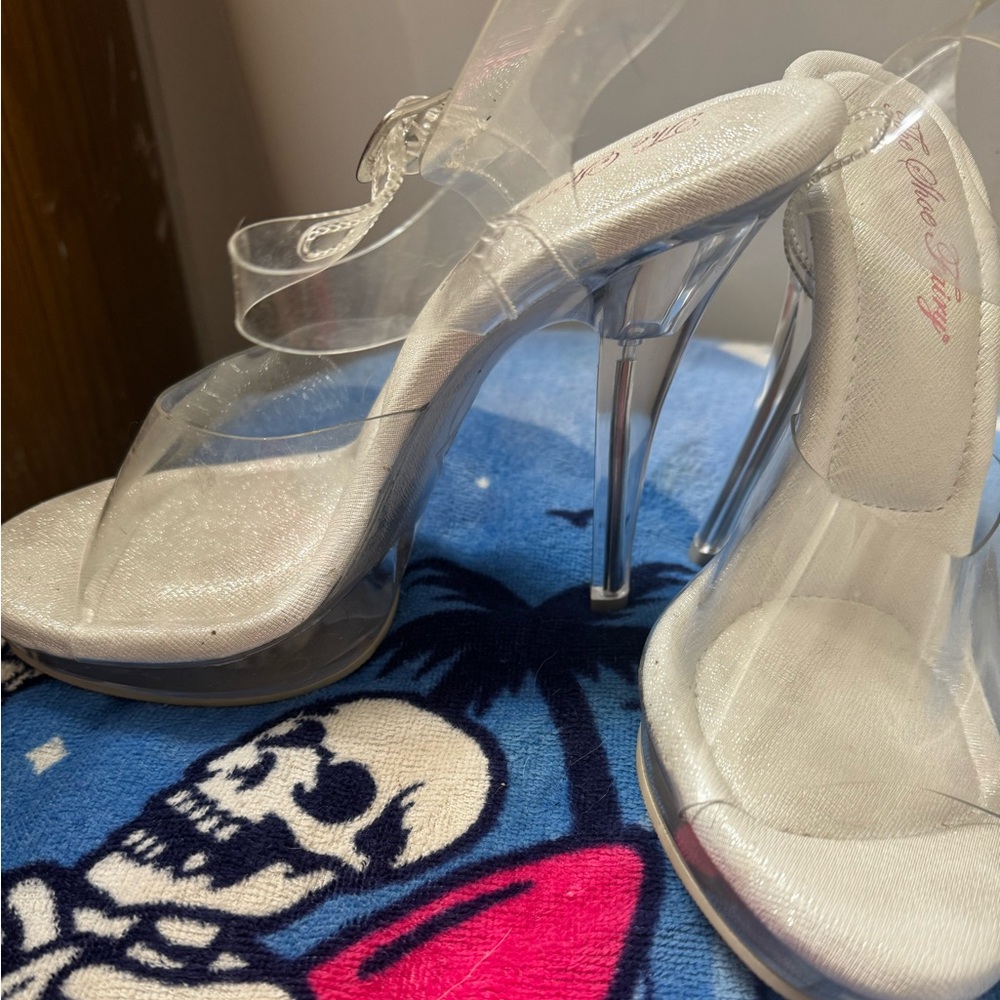 Clear High Heels